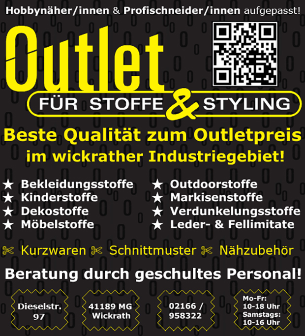 Outlet fuer Stoffe und Styling 